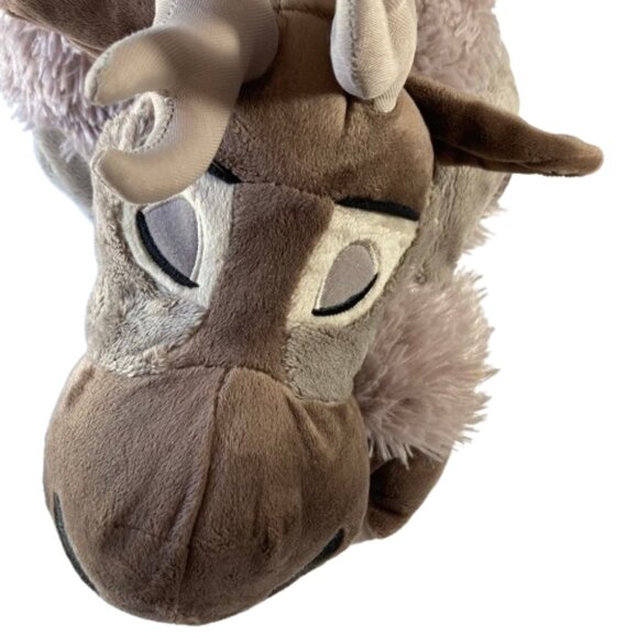 Disney Frozen Sleeping Sven Pillow Soft Plush Reindeer 22” - Picture 2 of 9